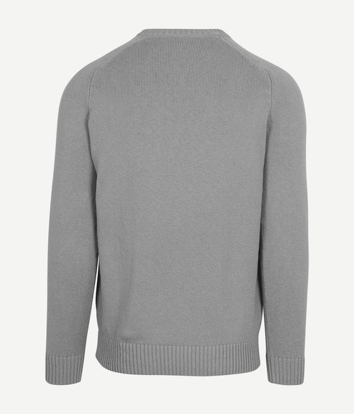 Pullover raw grijs