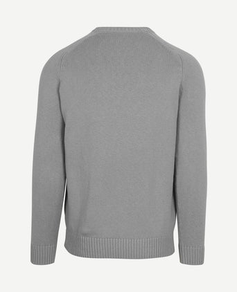 Pullover raw grijs
