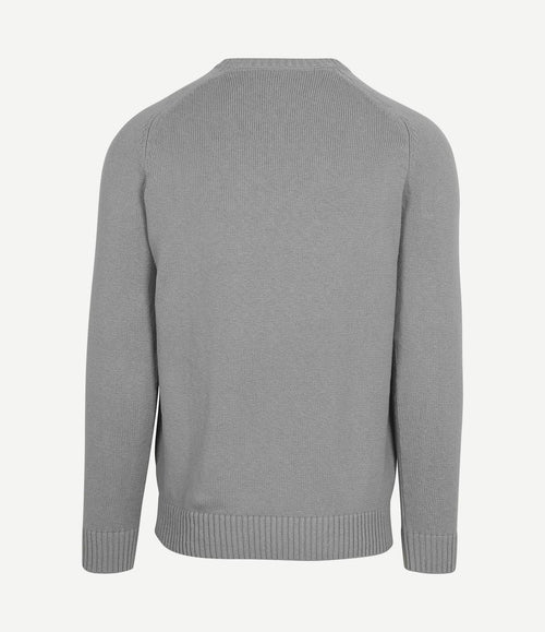 Pullover raw grijs