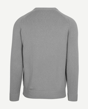 Suitable pullover raw grijs