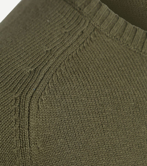 Pullover raw olijfgroen