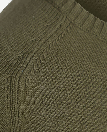 Pullover raw olijfgroen