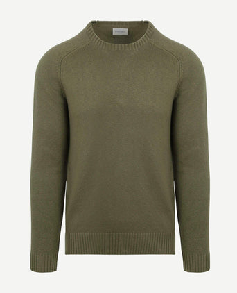 Pullover raw olijfgroen
