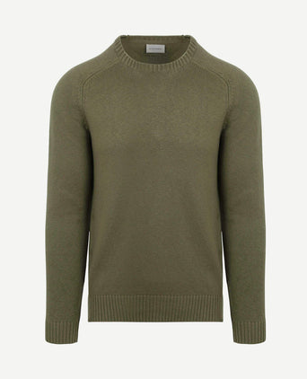 Pullover raw olijfgroen
