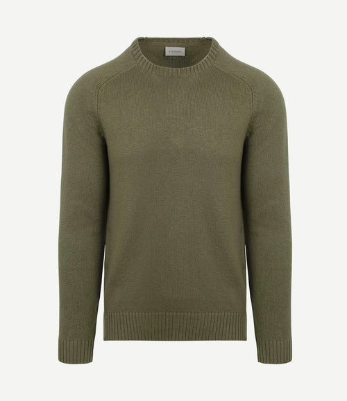 Pullover raw olijfgroen