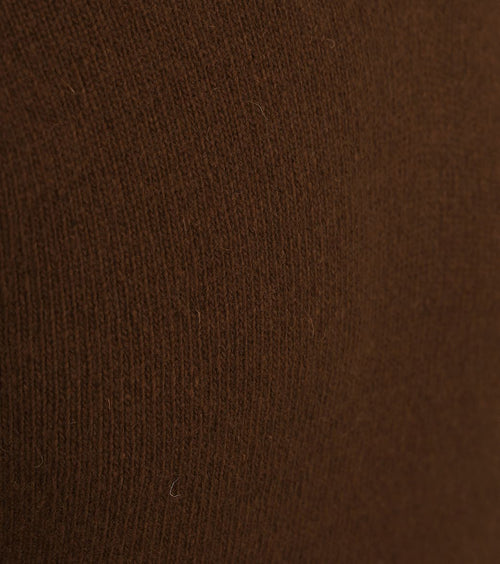 Suitable pullover wol v-hals bruin