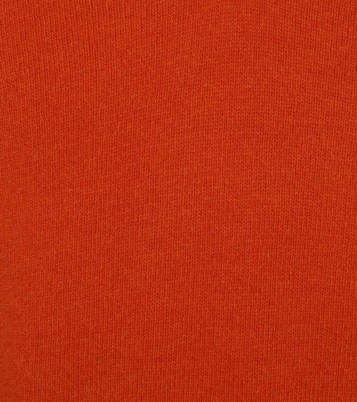 Suitable pullover wol v-hals oranje