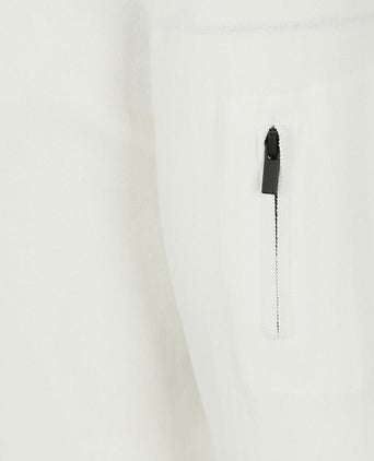 Suitable race halve rits trui ecru | Slim-fit