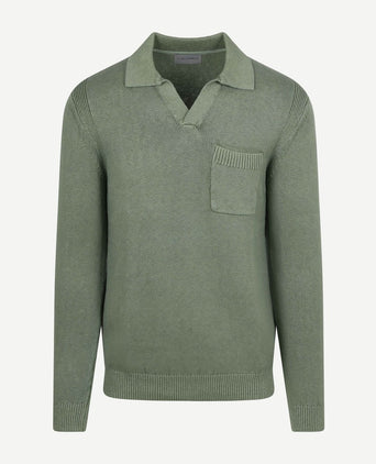 Raw trui riva knit groen