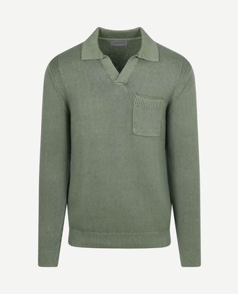 Raw trui riva knit groen