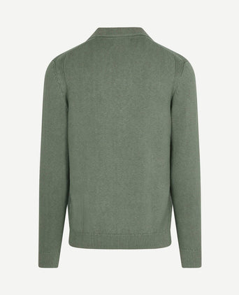 Raw trui riva knit groen