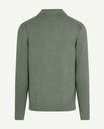 Raw trui riva knit groen