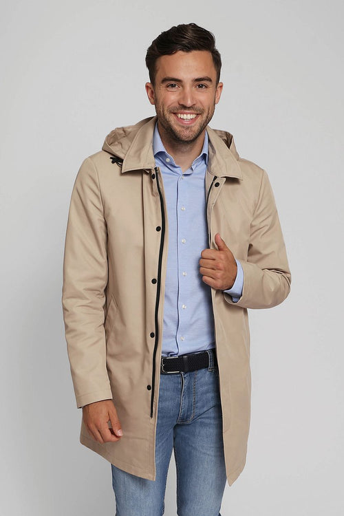 Suitable regenjas beige