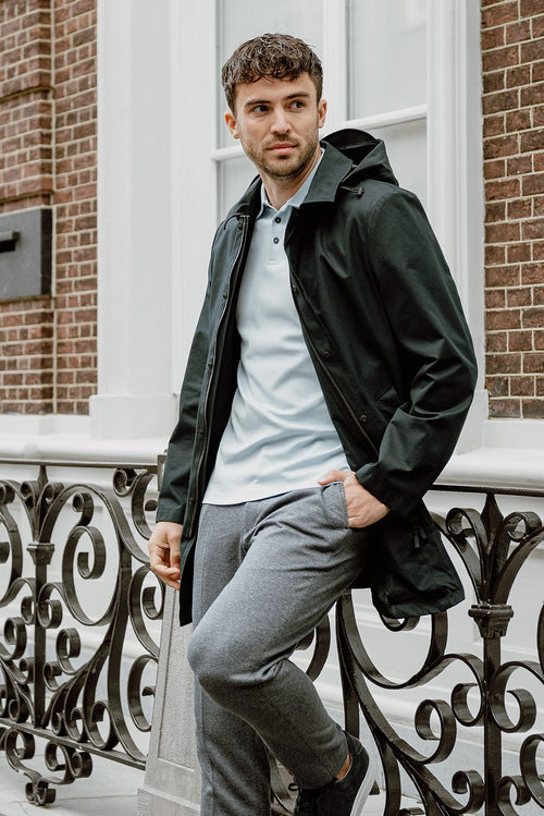 Suitable regenjas donkerblauw