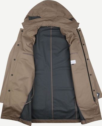 Suitable regenjas taupe