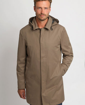 Suitable regenjas taupe