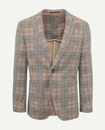 Suitable respect colbert fame jersey ruit flex bruin | Slim-fit