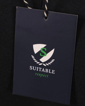 Suitable respect jink short donkerblauw | Slim-fit