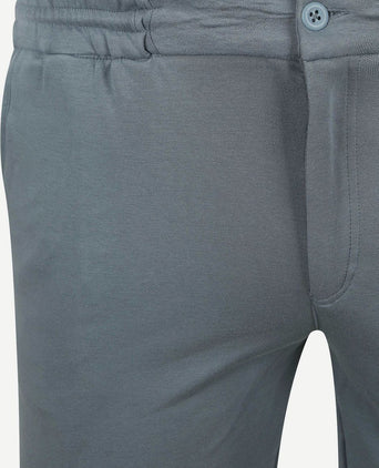 Suitable respect jink short steel blauw | Slim-fit