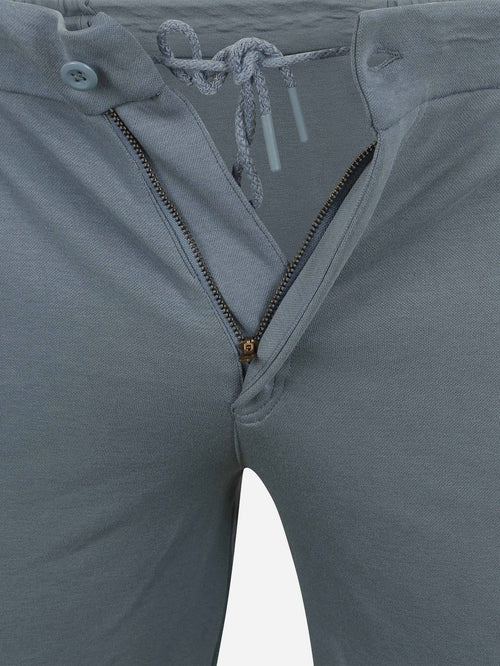 Suitable respect jink short steel blauw | Slim-fit