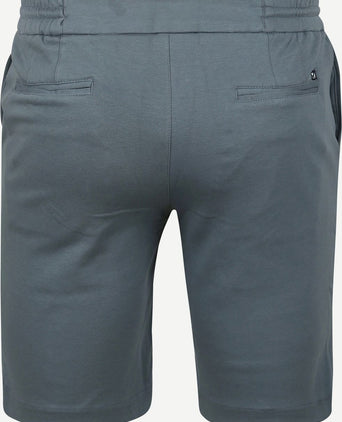 Suitable respect jink short steel blauw | Slim-fit