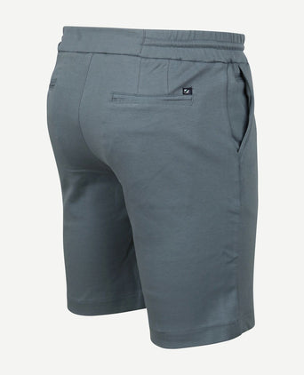 Suitable respect jink short steel blauw | Slim-fit