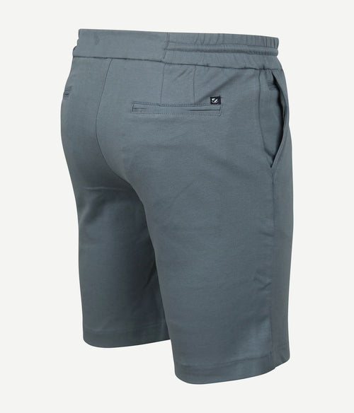 Suitable respect jink short steel blauw | Slim-fit