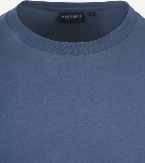 Suitable respect longsleeve heavy t-shirt donkerblauw