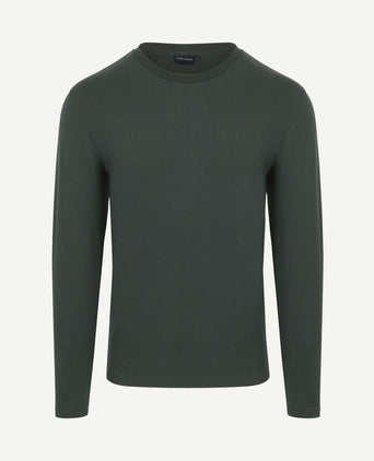 Respect longsleeve heavy t-shirt donkergroen