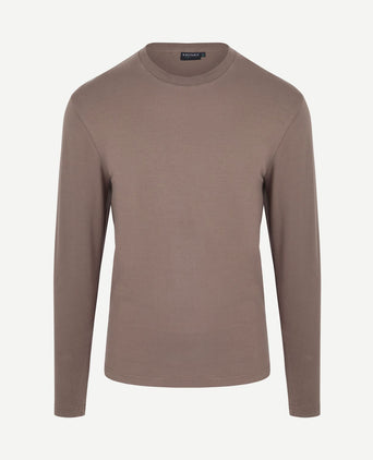 Respect longsleeve heavy t-shirt taupe