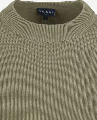 Suitable respect mamase pullover mid groen
