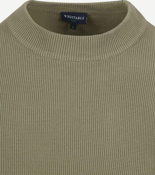Suitable respect mamase pullover mid groen