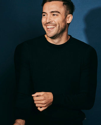 Suitable respect Oinir pullover donkerblauw