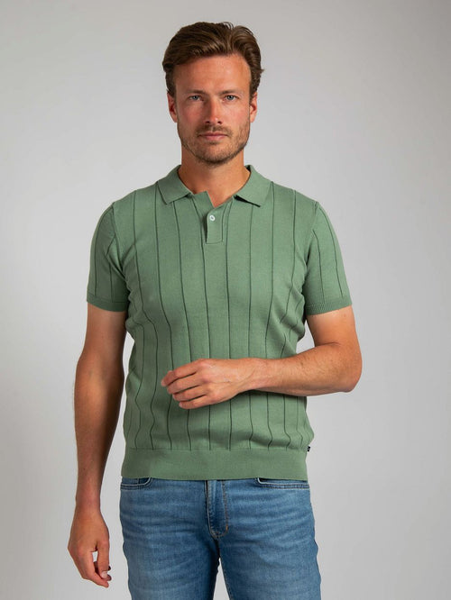 Suitable respect polo drop needle groen