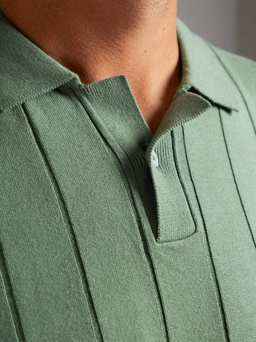 Suitable respect polo drop needle groen