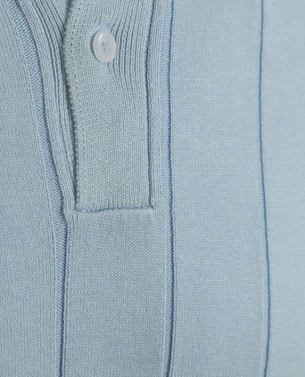 Suitable respect polo drop needle lichtblauw