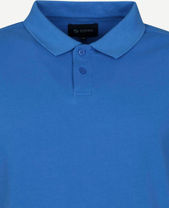 Suitable respect polo pete blauw