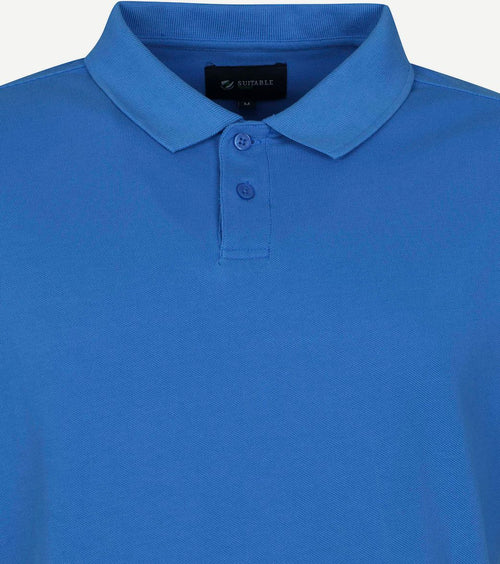Suitable respect polo pete blauw