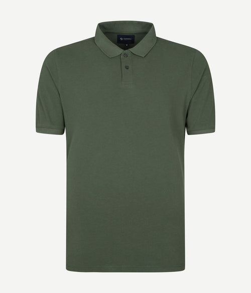 Suitable respect polo pete donkergroen