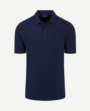 Respect polo tiger donkerblauw