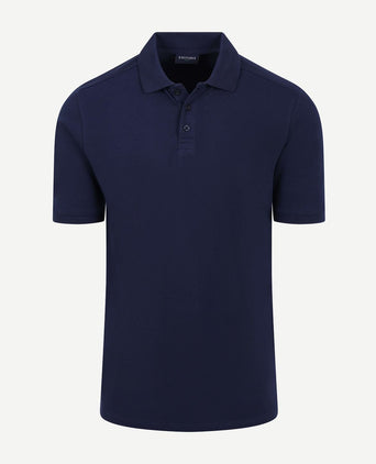 Respect polo tiger donkerblauw
