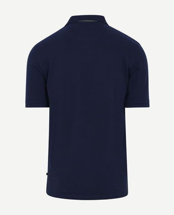 Respect polo tiger donkerblauw