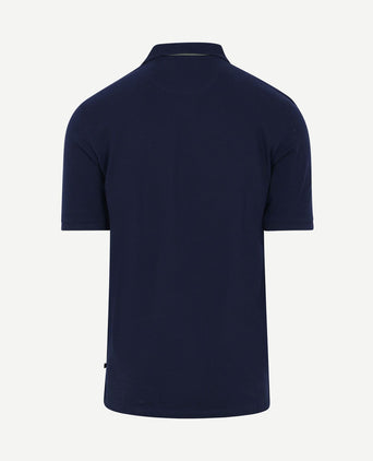 Respect polo tiger donkerblauw