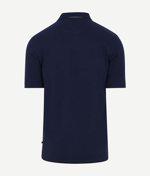 Respect polo tiger donkerblauw