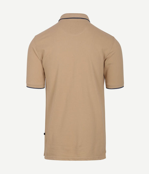 Suitable respect polo tip ferry beige | Regular-fit