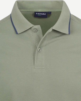 Suitable respect polo tip ferry groen | Regular-fit