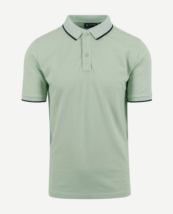 Suitable respect polo tip ferry lichtgroen | Regular-fit