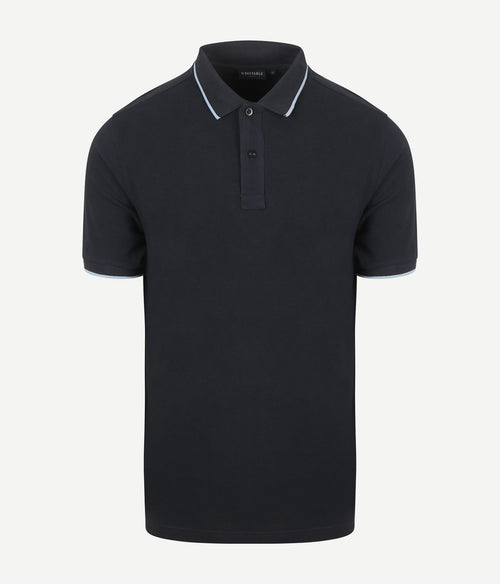Suitable respect polo tip ferry donkerblauw | Regular-fit
