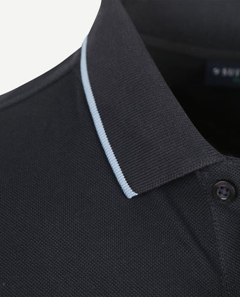 Suitable respect polo tip ferry donkerblauw | Regular-fit