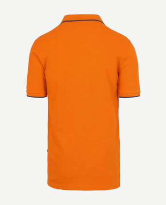 Suitable respect polo tip ferry oranje | Regular-fit